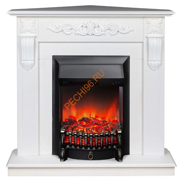 Электрокамин RealFlame Dominica Corner с очагом Fobos Lux BL