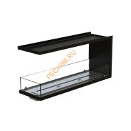 Торцевой биокамин 1000х500х300 мм, стекло