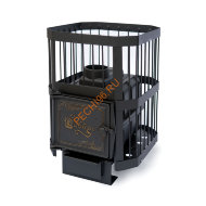 Печь банная чугунная Сибирь 15 без ВТК, Сетка