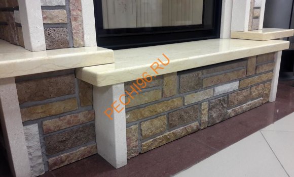 Дровяной камин EdilKamin GIADA с топкой CRISTAL 76 N 