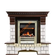 Электрокамин Dimplex Pierre Luxe с очагом Cavendish темный дуб/ белый