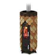 Печь-камин Термофор Сента Панголина Лайт шамот-терракота