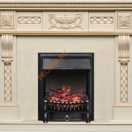 Электрокамин Royal Flame Corsica слоновая кость с патиной с очагом Fobos FX