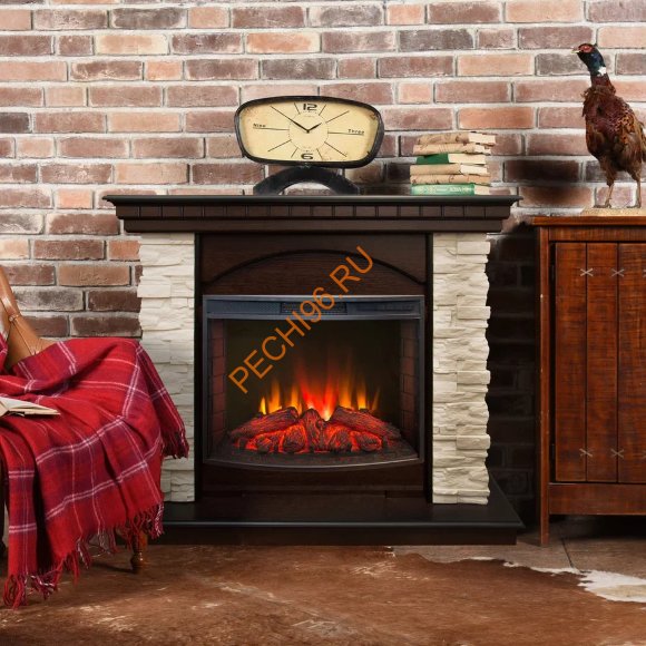 Электрокамин RealFlame Elford AO с очагом Evrika 25,5 LED