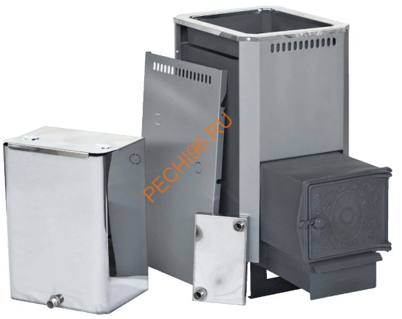 Печь банная Берёзка Корвет 15 ДТ-3 с выносной топкой и т/о