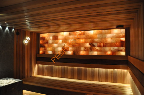 Гималайская соль, кирпич шлифованный 200*100*50 мм