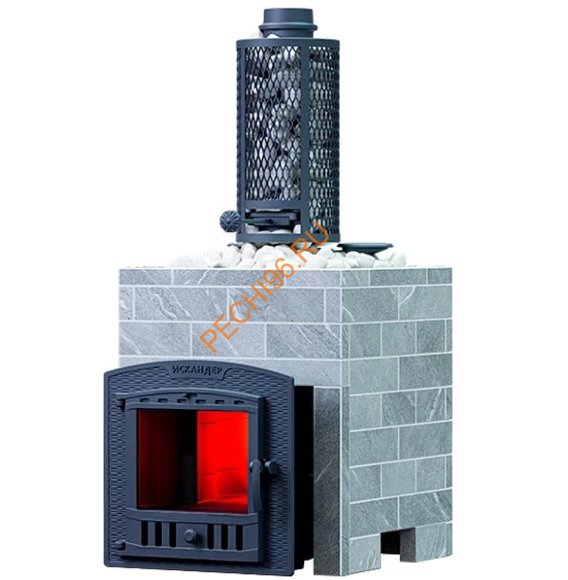 Печь банная Гефест Искандер 18П2, Оптима 680/40 Талькохлорит