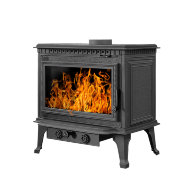 Печь-камин Везувий RICH-15, Антрацит