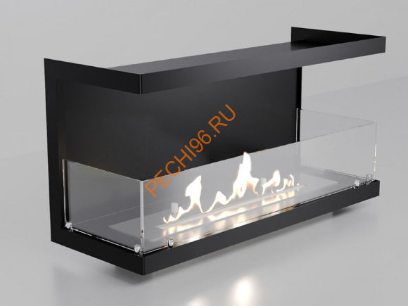 Биокамин фронтальный 1000х500х300 мм, стекло