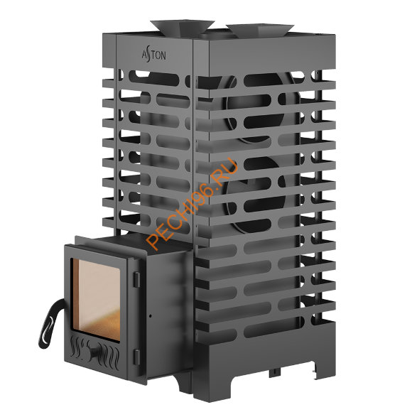 Печь банная Aston 20С с баком на трубе 50л, D115 (AISI 439) круглый