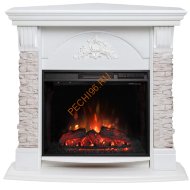 Электрокамин RealFlame Athena Corner WT c очагом Sparta 25,5