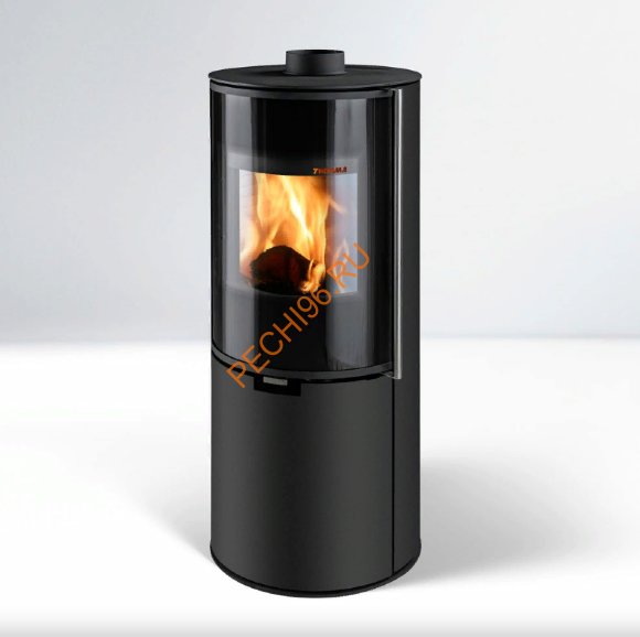 Стальная печь-камин Thorma ZARAGOZA PLUS чёрная