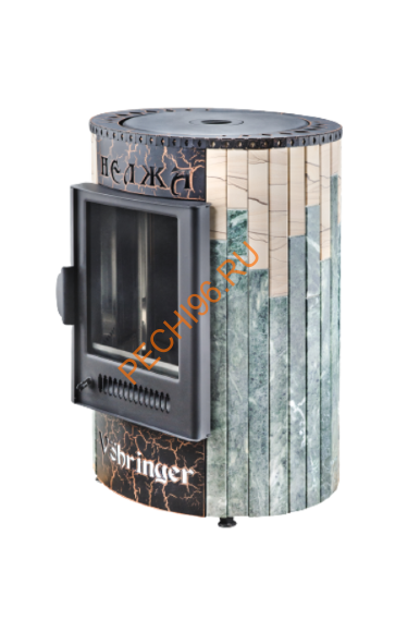 Печь отопительно-варочная Ферингер Нелжа ПФ Змеевик+Окаменевшее дерево