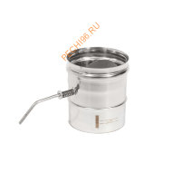 Шибер-задвижка ТиС Стандарт, нержавейка AISI 304, D180 мм