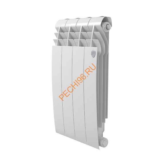 Радиатор биметаллический Royal Thermo BILINER B 500 Белый, 4 секции Радиатор биметаллический Royal Thermo BILINER B 500 Белый, 4 секции
