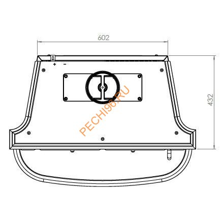 Чугунная печь-камин PLAMEN GLAS FRANKLIN