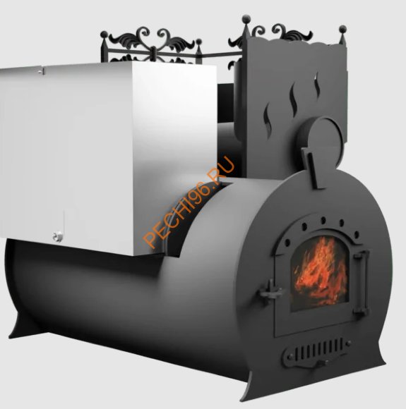 Печь банная Термосфера Горыныч 3, малая дверь со стеклом