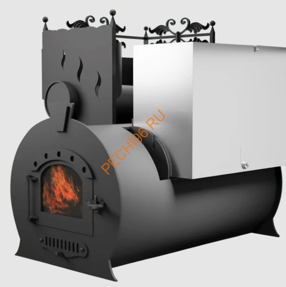 Печь банная Термосфера Горыныч 3, малая дверь со стеклом