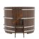 Купель для бани BentWood круглая из мореного дуба Премиум, D1,8 м