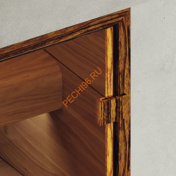 Дверь стеклянная DoorWood Хамам АРТ Wood 92 сатин