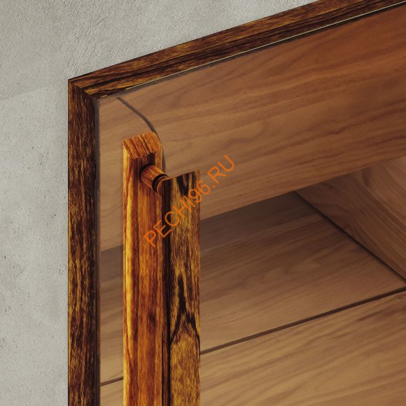 Дверь стеклянная DoorWood Хамам АРТ Wood 92 сатин