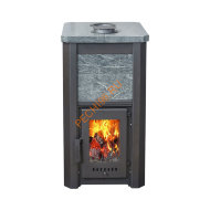 Печь банная Варвара Сказка Мини Дуэт КТК, талькохлорит, нержавеющая сталь 6 мм