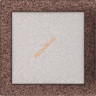 Вентиляционная решетка Kratki 22М 220х220 мм латунь