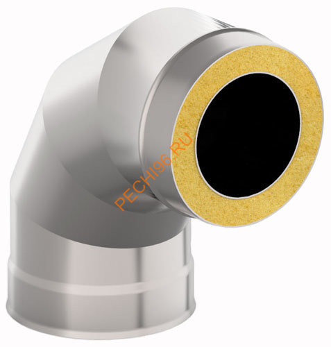 Сэндвич-отвод УМК на 90 градусов d 130/200 мм Сэндвич-отвод УМК на 90 градусов d 130/200 мм