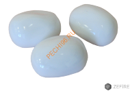 Декоративные камни ZeFire белые 14 штук