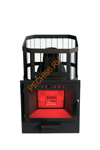 Печь банная чугунная Сибирь 24 Сетка, Панорама