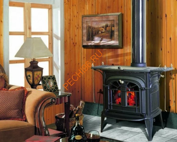 Чугунная печь Vermont Castings Intrepid II черный