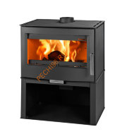 Стальная печь-камин Thorma MALLORCA UNI чёрная