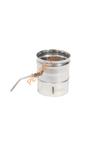 Шибер-задвижка ТиС Стандарт, нержавейка AISI 304, D200 мм