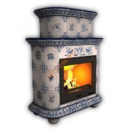 Печь-камин КимрПечь Прованс угловой двухъярусный Дельфт