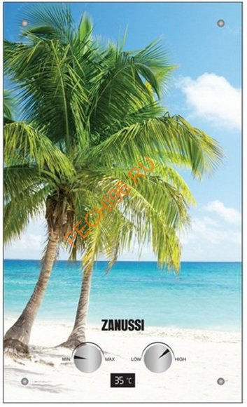 Газовая колонка Zanussi GWH 10 Fonte Glass Paradiso