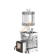 Печь банная ASTON 12С INOX с баком на трубе 50л, D115 (AISI 439) круглый