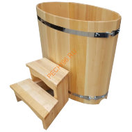 Купель НКЗ овальная из кедра d 69х105 см