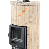 Печь банная Ферингер Уют 18 ПФ Окаменевшее дерево наборный