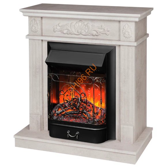 Электрокамин RealFlame Adelaida WT с очагом Majestic Lux BL