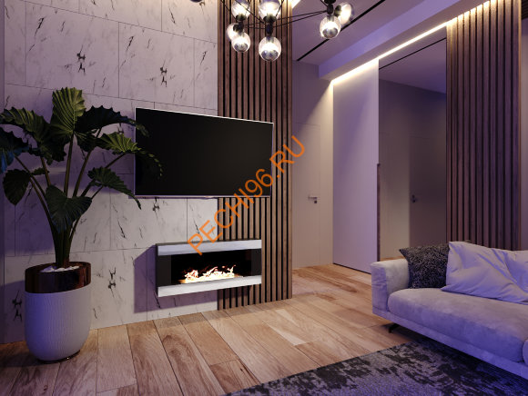 Биокамин Русский огонь Модерн 900N настенный