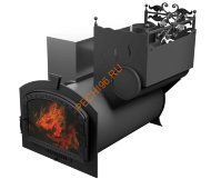 Печь банная Термосфера Горыныч 3, большая дверь со стеклом