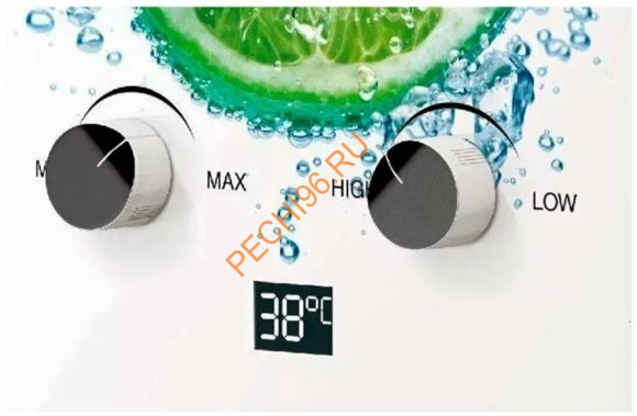 Газовая колонка Zanussi GWH 10 Fonte Glass Lime