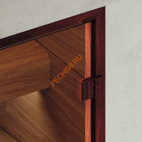 Дверь стеклянная DoorWood Хамам АРТ Wood 52 бронза