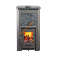 Печь банная Варвара Сказка Мини Дуэт КТК, пироксенит, сталь+нержавеющая сталь 6 мм