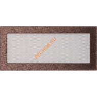 Вентиляционная решетка Kratki 22/37М 220х370 мм латунь