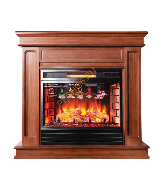 Электрокамин InterFlame Стаффорд с очагом Panoramic 25 LED FX QZ