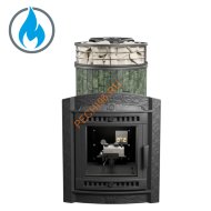 Печь банная Атмосфера L Змеевик ламель+сетка, с горелкой