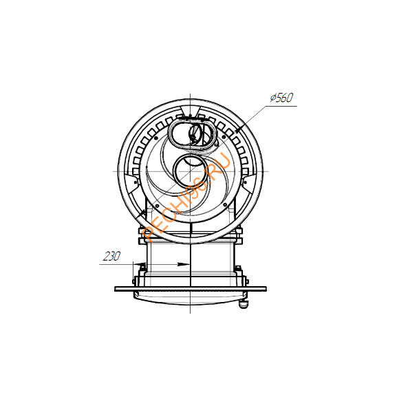 Печь банная Атмосфера L сетка нержавеющая сталь