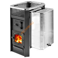 Печь банная Радуга ПБ-11Б сталь 6 мм дверца со стеклом