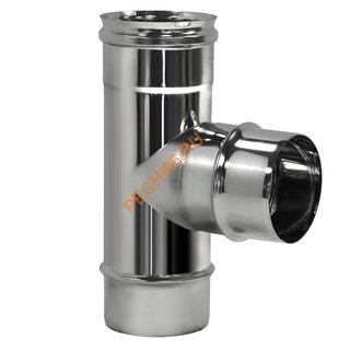 Тройник ВУЛКАН VHG 90°, нержавейка AISI 321, d 350 мм